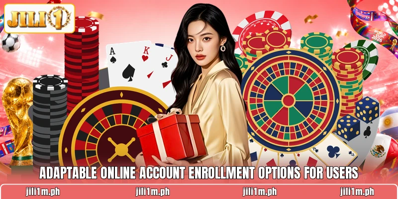 Adaptable online account enrollment options for users Adaptable online account enrollment options for users