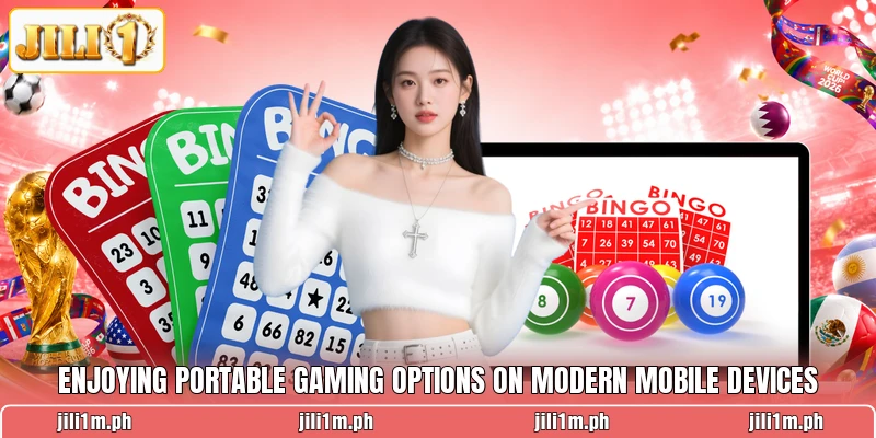 Enjoying portable gaming options on modern mobile devices