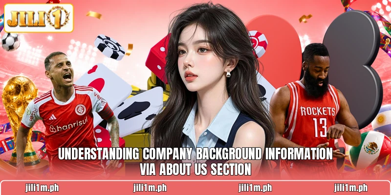 Understanding company background information via about us section Understanding company background information via about us section